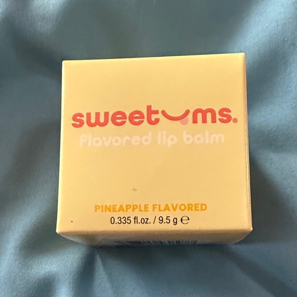 Sweetums Pineapple Lip Balm in Yellow Box